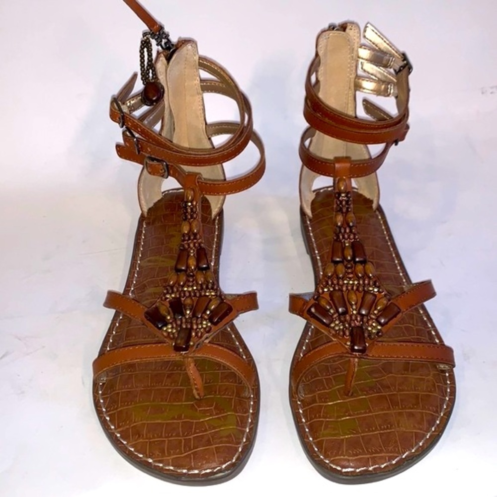 Sam Edelman Ginger sandal in dark bourbon size 8 1/2